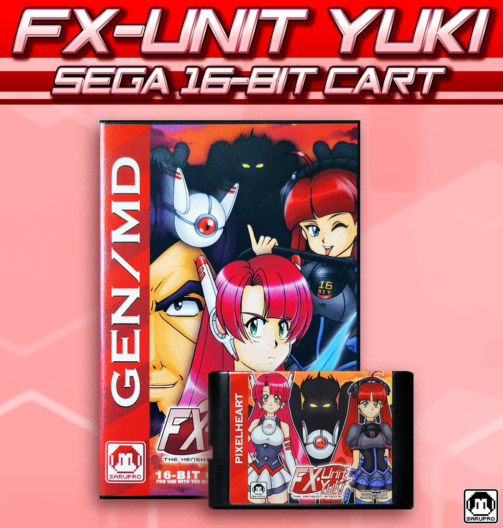 BATCH 2)FX Unit Yuki- MD/Genesis Box and Cart- Pre-Order | Sarumaru